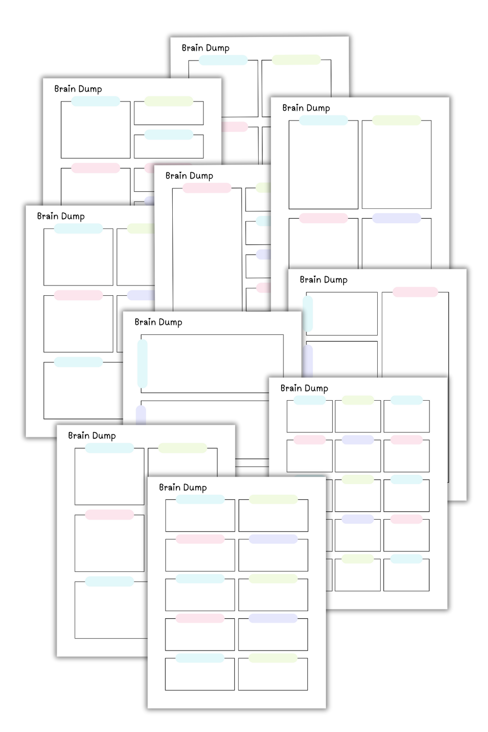 Note Taking Blocks 1 | Canva Template | 26 Pages