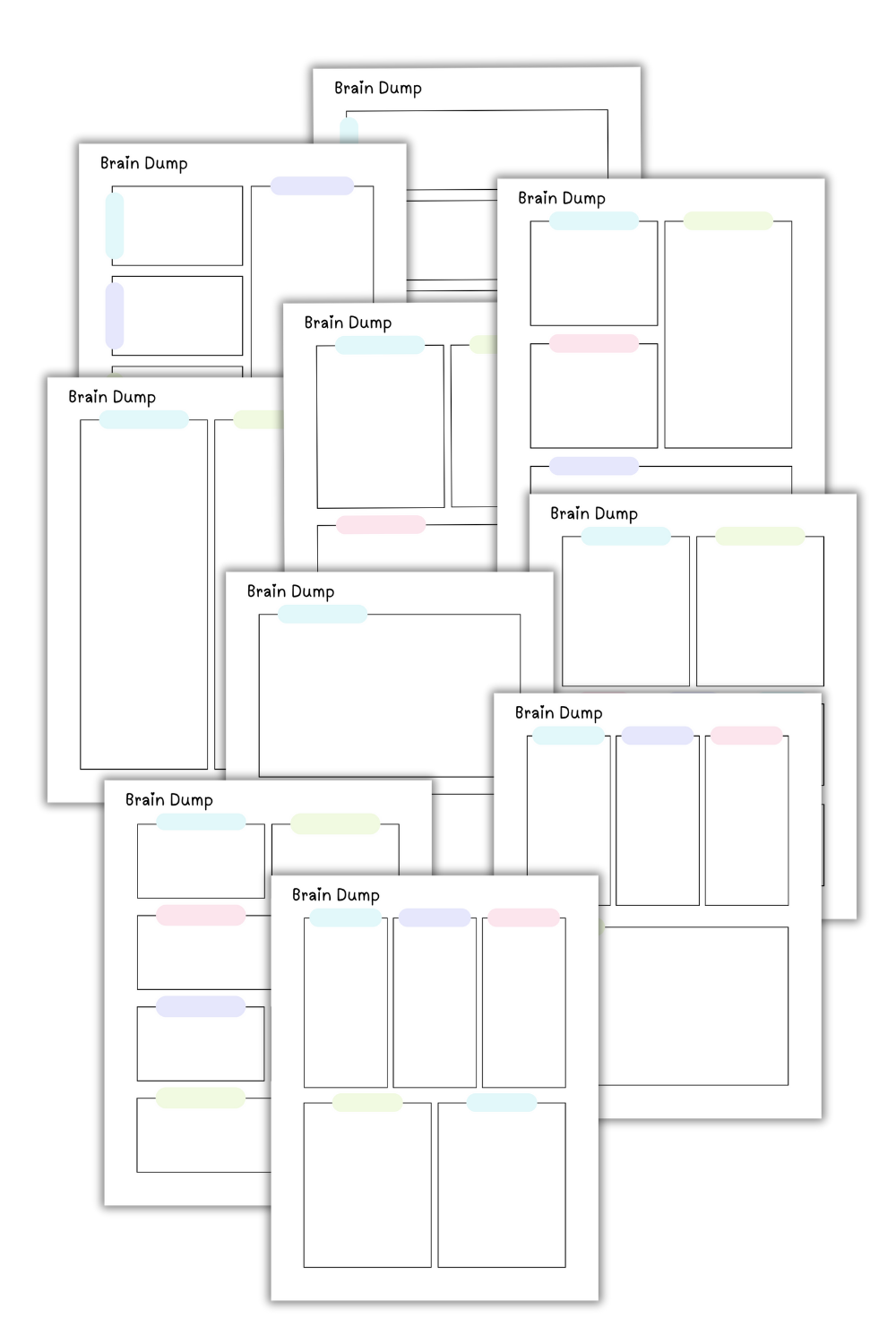 Note Taking Blocks 1 | Canva Template | 26 Pages - Image 2